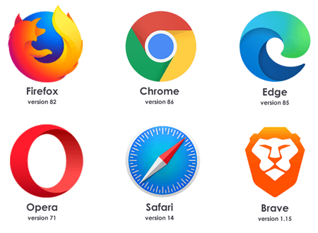 Compatible Browsers